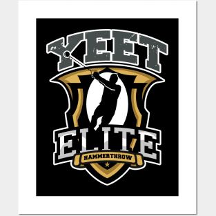 Yeet Elite Hammerthrow Badge Track N Field Athlete Posters and Art